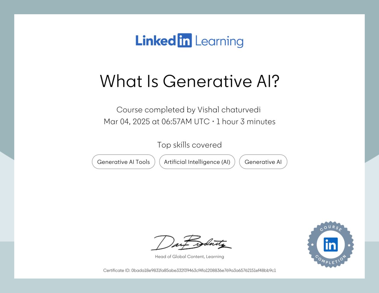 what is Genrative AI