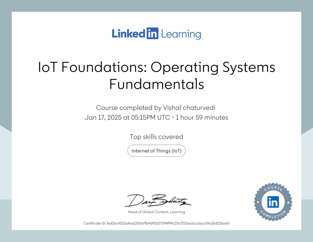 IOT Foundation : Operating System Fundamentals